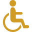 Male Cartoon on Wheel Chair